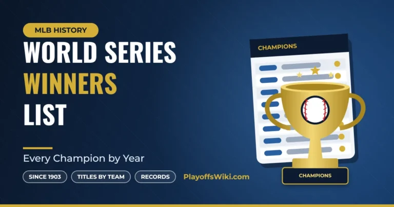 World Series winners list